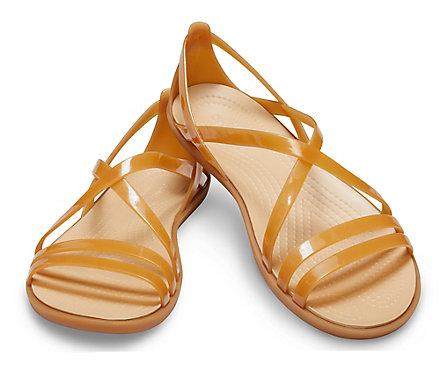 Sandal Isabella Cross quai chéo cho nữ (màu nâu)