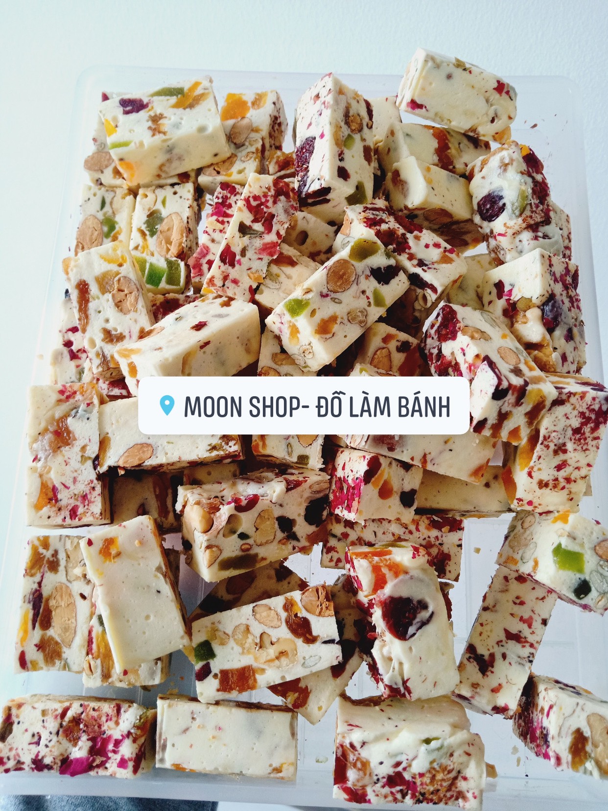 Set nguyên liệu làm kẹo Nougat( kẹo Hạnh phúc)