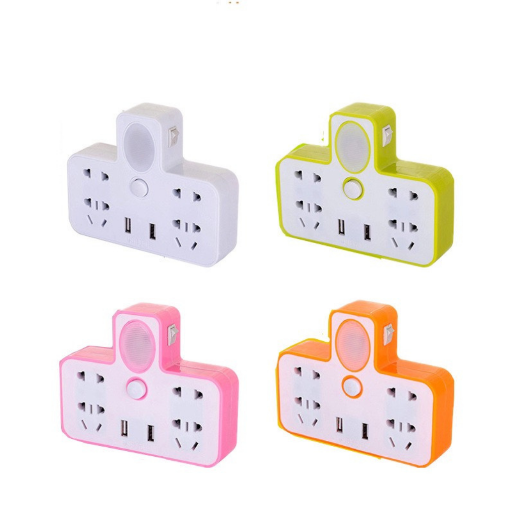 Ổ cắm điện đa năng chống giật 3 cổng USB sạc điện thoại, Sạc trực tiếp, Tiết kiệm điện
