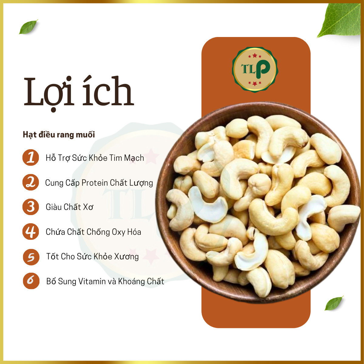 HẠT ĐIỀU RANG MUỐI VỠ TÂN LỘC PHÁT HŨ 500G