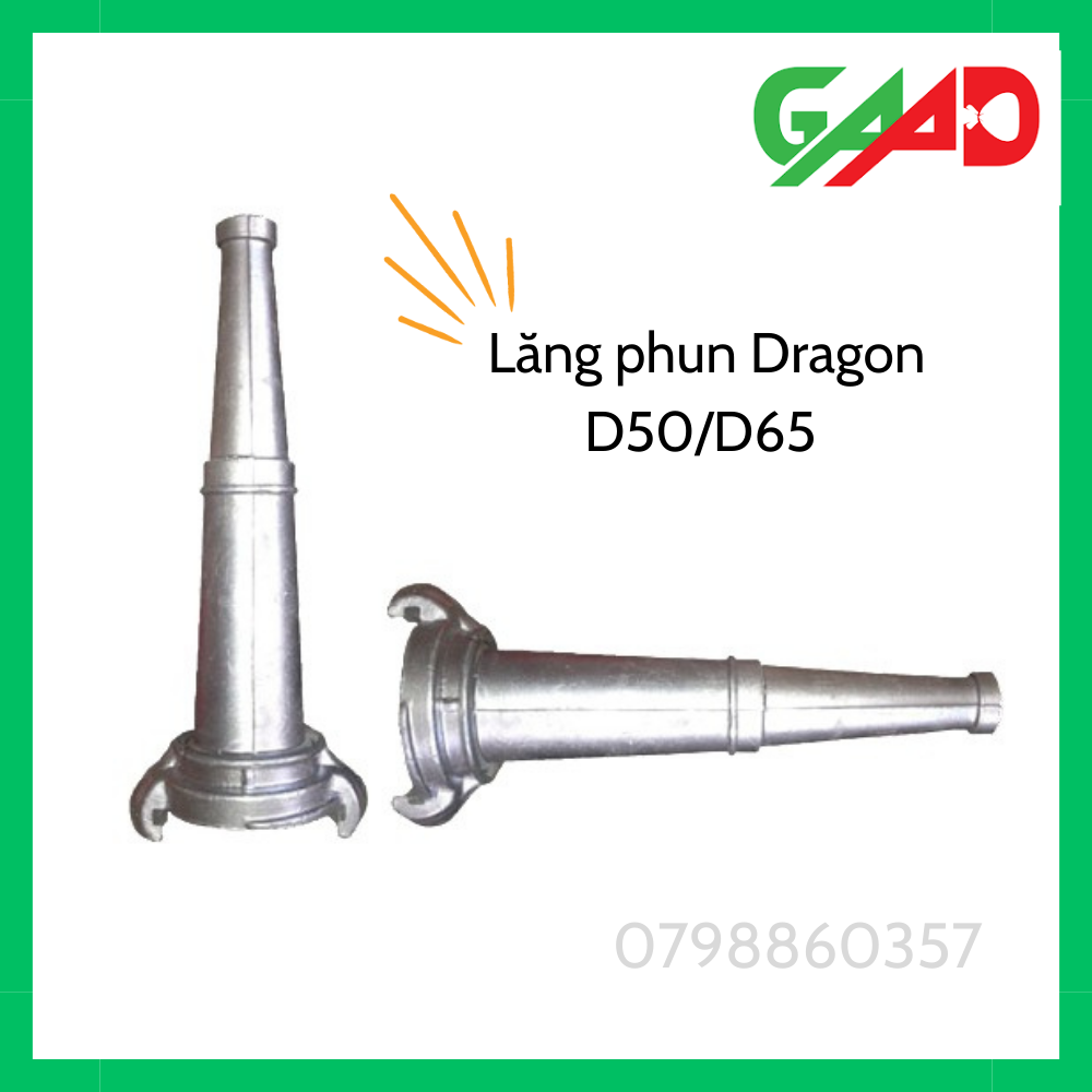 PCCC Lăng phun chữa cháy, lăng phun cứu hỏa (Hàng Dragon có đầy đủ kiểm định)