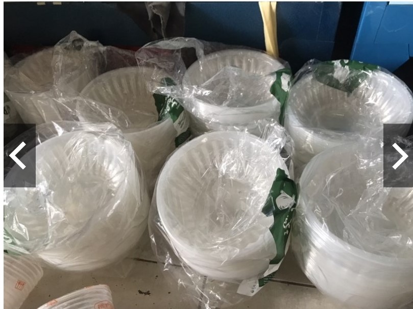 combo tô/chén nhựa dùng 1 lần