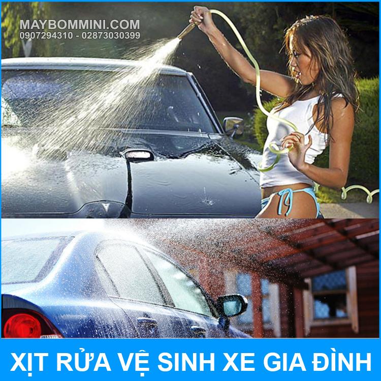Máy Rửa Xe Áp Lực Mini 12V 60W Option 2