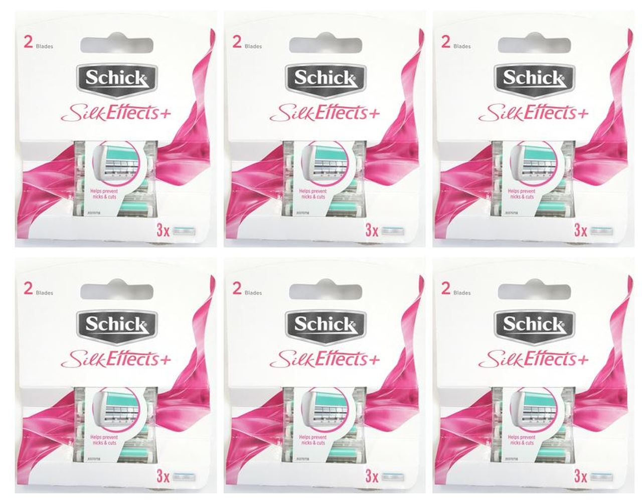 Vỉ 3 Lưỡi Dao Cạo Dành Cho Nữ Schick Silk Effect 3s