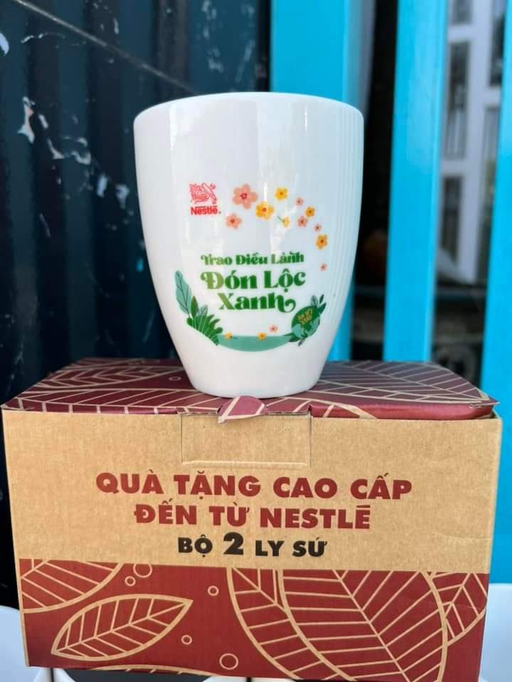 [HCM]Ly sứ có quai họa tiết siêu xinh