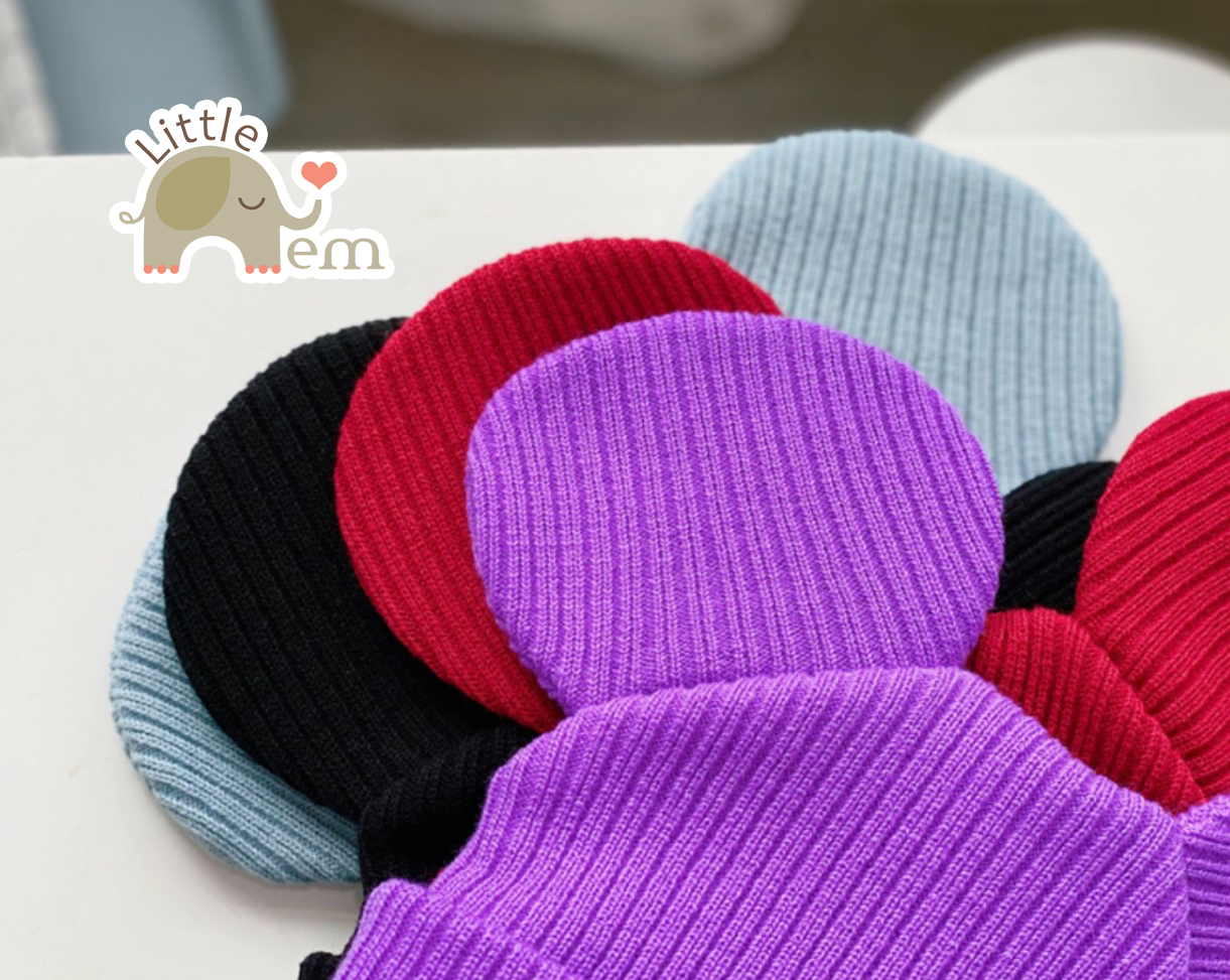 Mũ bé trai/ bé gái kiểu dáng Hàn Quốc - Mickey len
