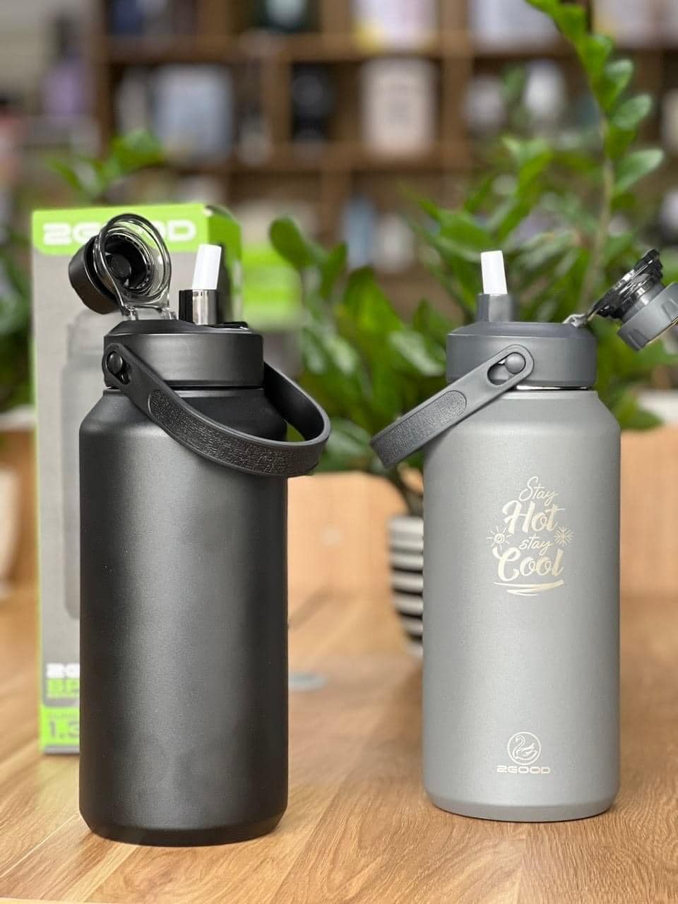 Bình Giữ Nhiệt 2GOOD FLASK WM-02, Bình Giữ Nhiệt 2GOOD, bình giữ nhiệt, Bình giữ nhiệt Inox 2GOOD dung tích 1300ml- 950ml giữ nóng từ 8-10h, giữ lạnh từ 16-24h và không đổ mồ hôi, chất liệu inox cao cấp, bền, đẹp,tiện lợi BH 2 NĂM