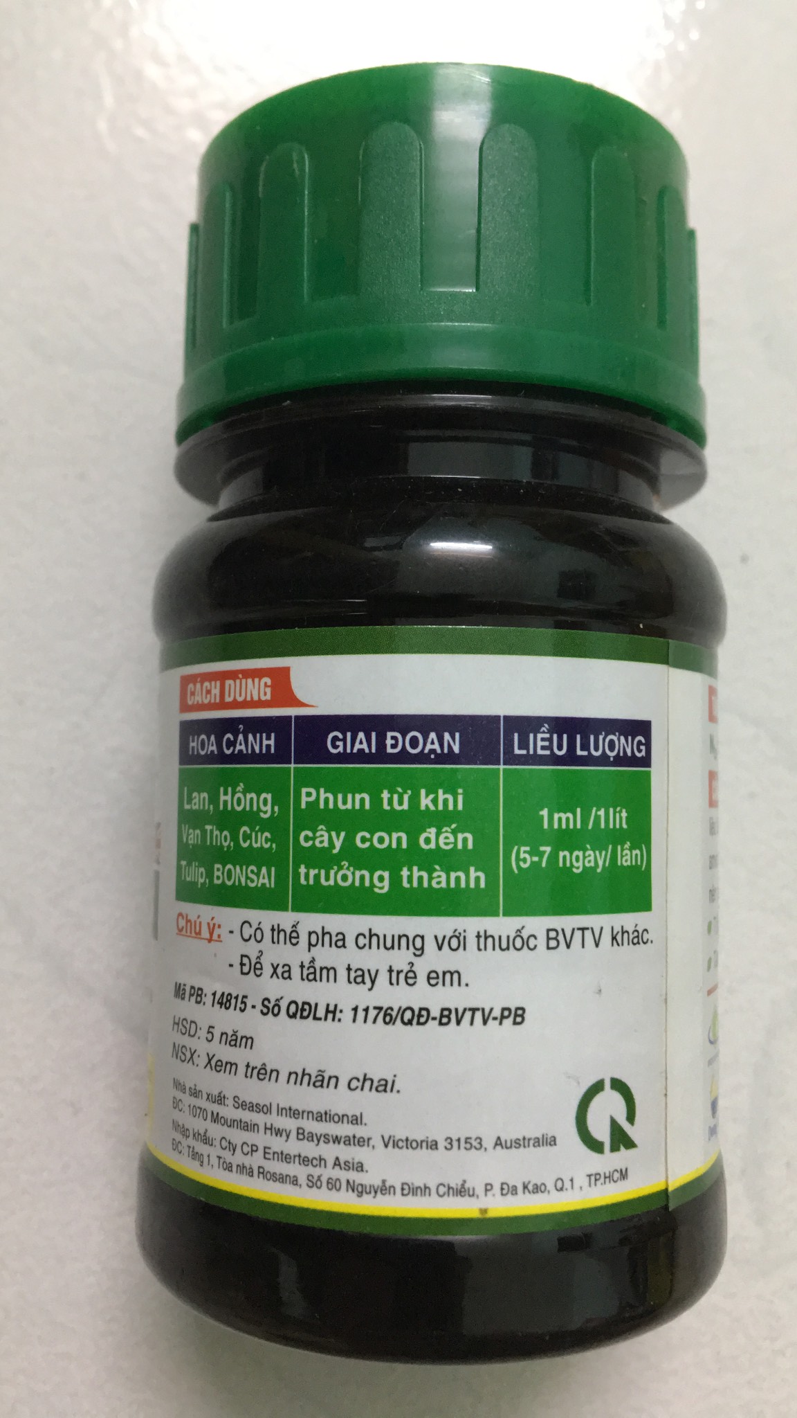 Phân Bón Hỗn Hợp NPK ÚC agBasics SEAWEEDPLUS 100ml