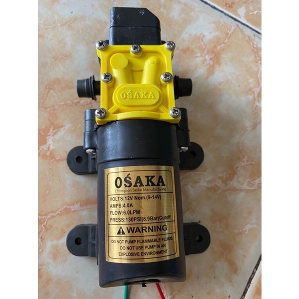 Máy bơm nước mini. Bơm osaka bơm đơn lưu lượng 6l/1phut