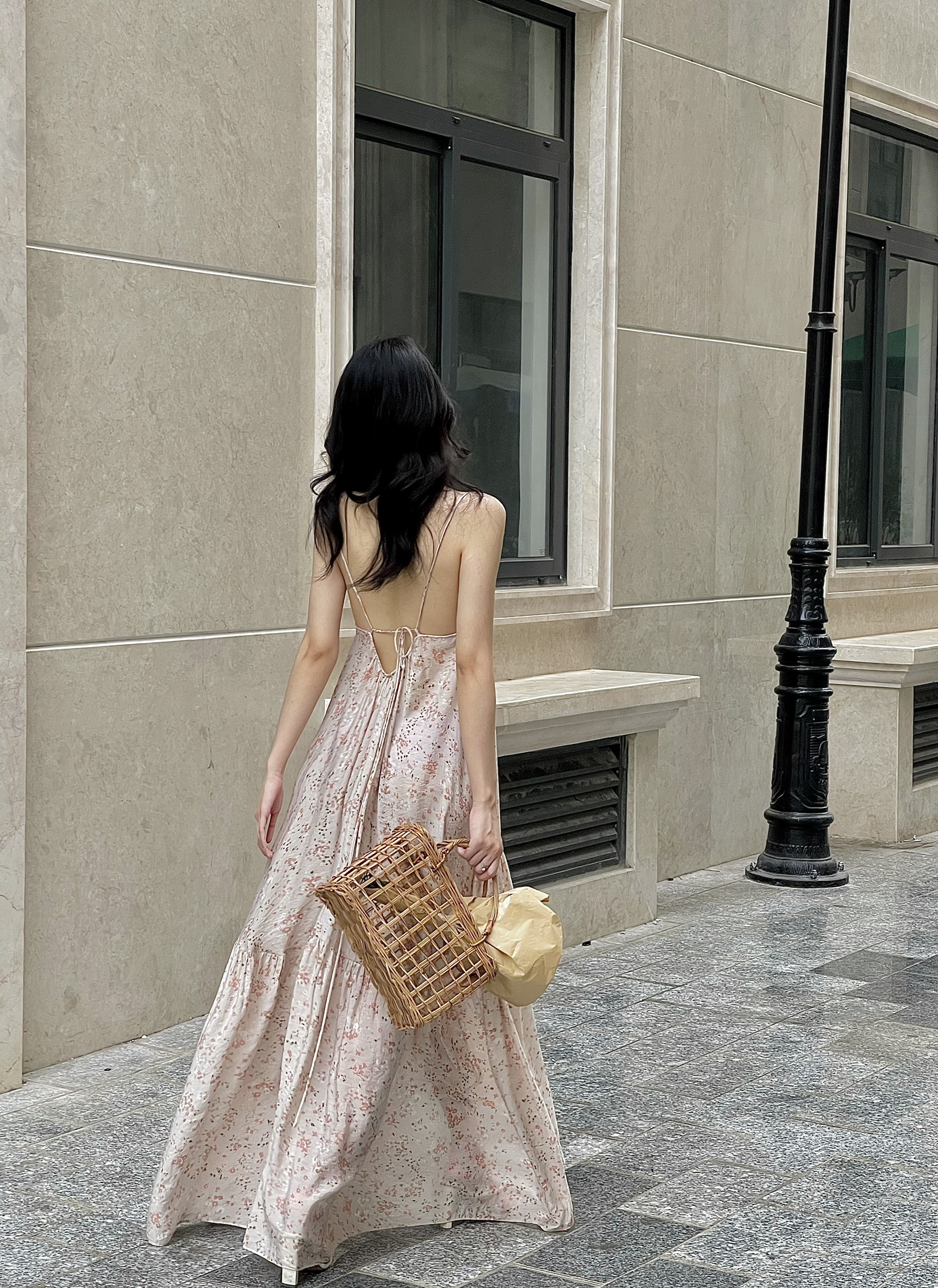 LEMONCHIC - Đầm maxi hoa - D157
