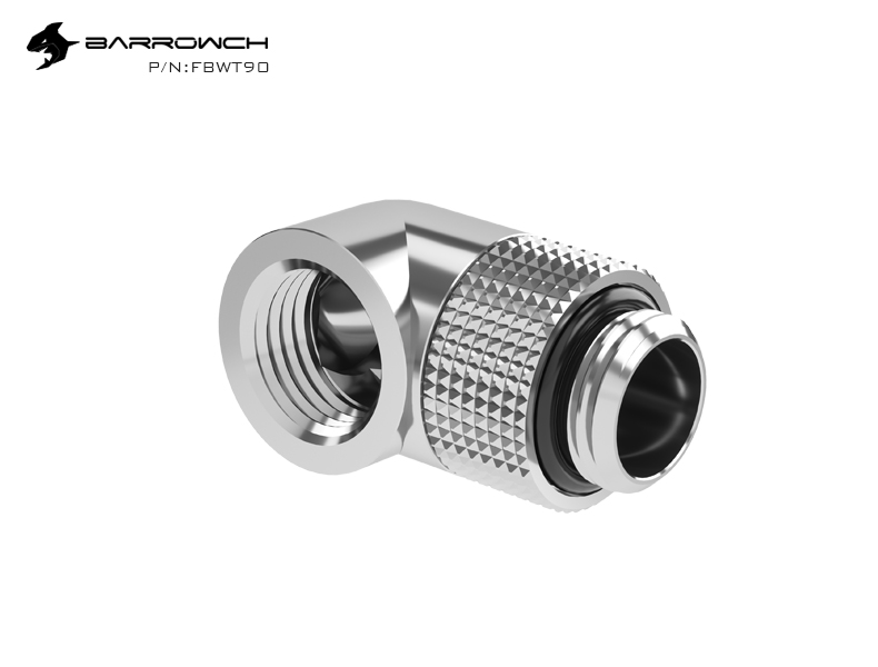 Fit nối 90 dộ tản nhiệt nước Barrowch FBWT90