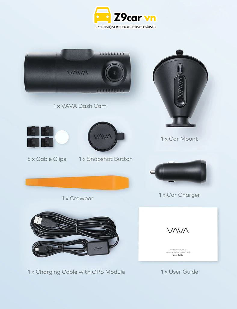 Camera hành trình VAVA Dash Cam Dual VD-002