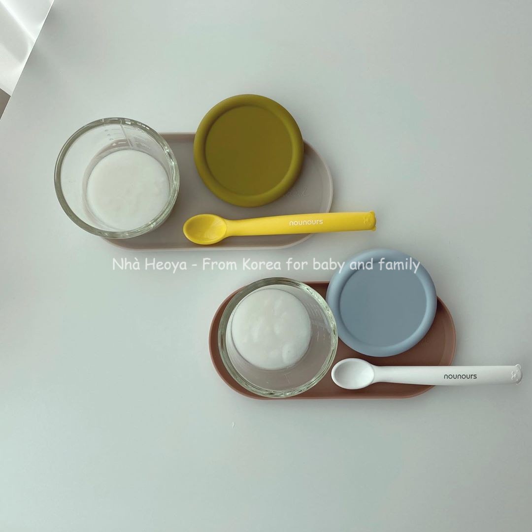 MUỖNG ĂN DẶM SILICON NOUNOURS HÀN QUỐC