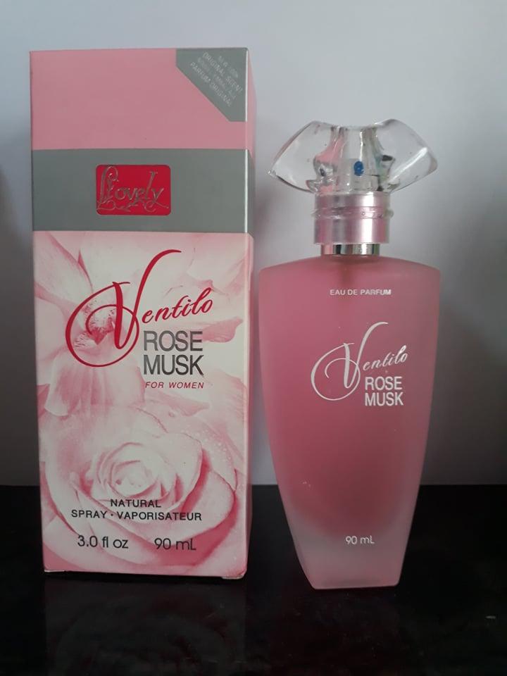 [HCM]Nước hoa Ventilo Rose Musk VIỆT NAM 90ML Hồng