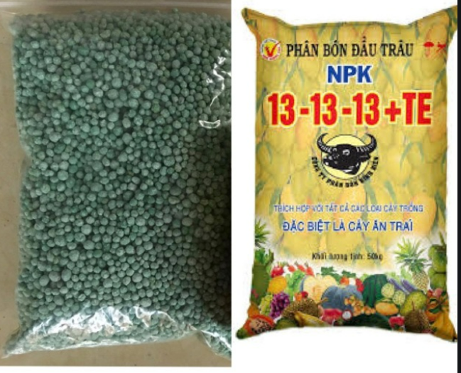 Phân Npk Đầu Trâu 13-13-13 + Te (1Kg) Đóng rời