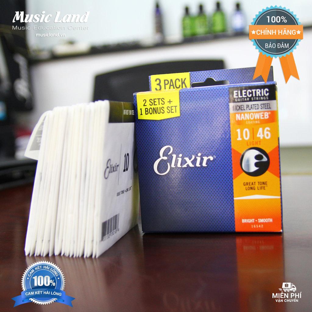 Dây Đàn Guitar Điện Elixir 16542 – Chính Hãng USA