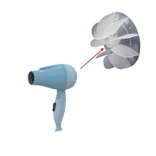 CÁNH QUẠT MÁY SẤY TÓC AC 9 CÁNH TRỤC 4MM