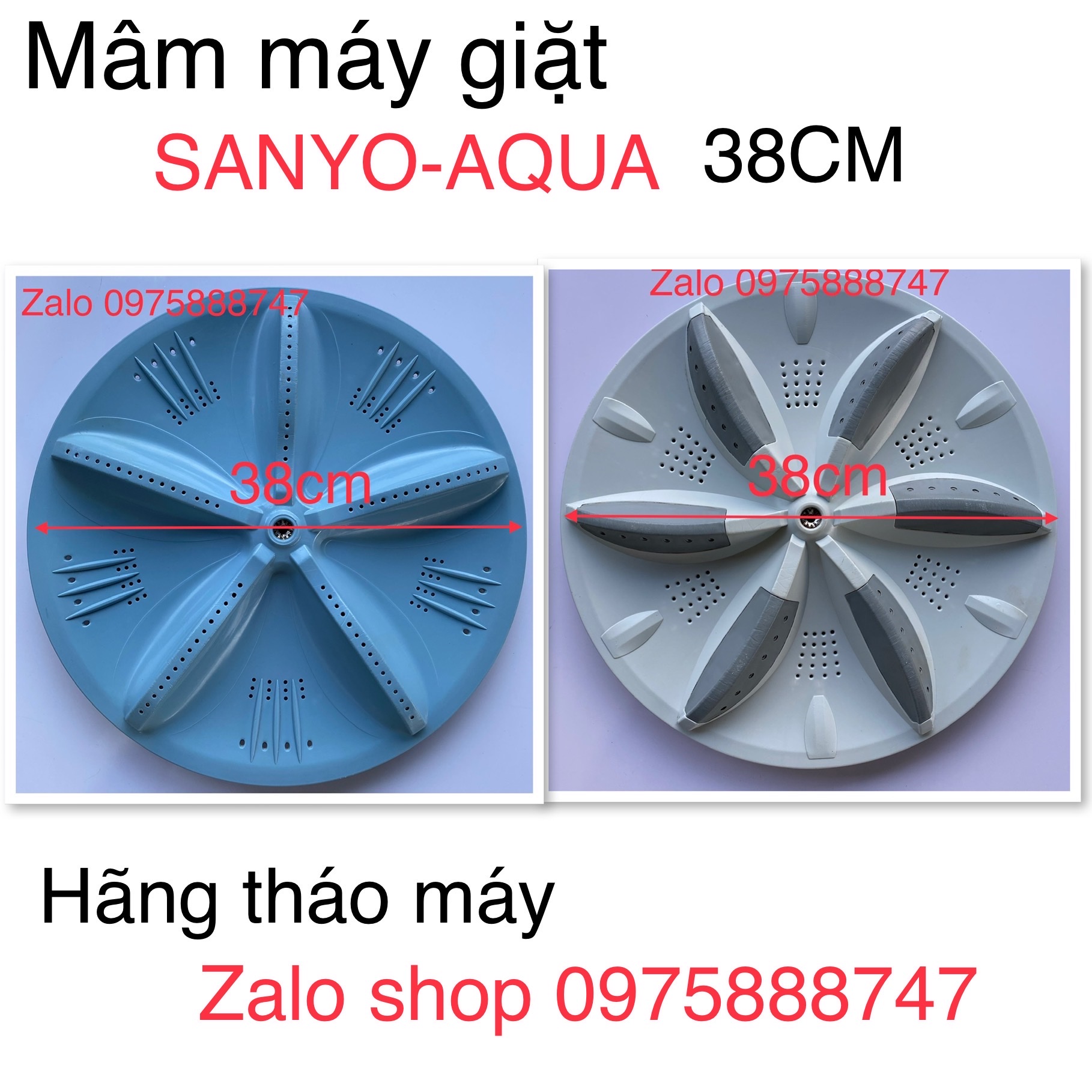 Mâm máy giặt Sanyo -Aqua 38cm ( hãng tháo máy )