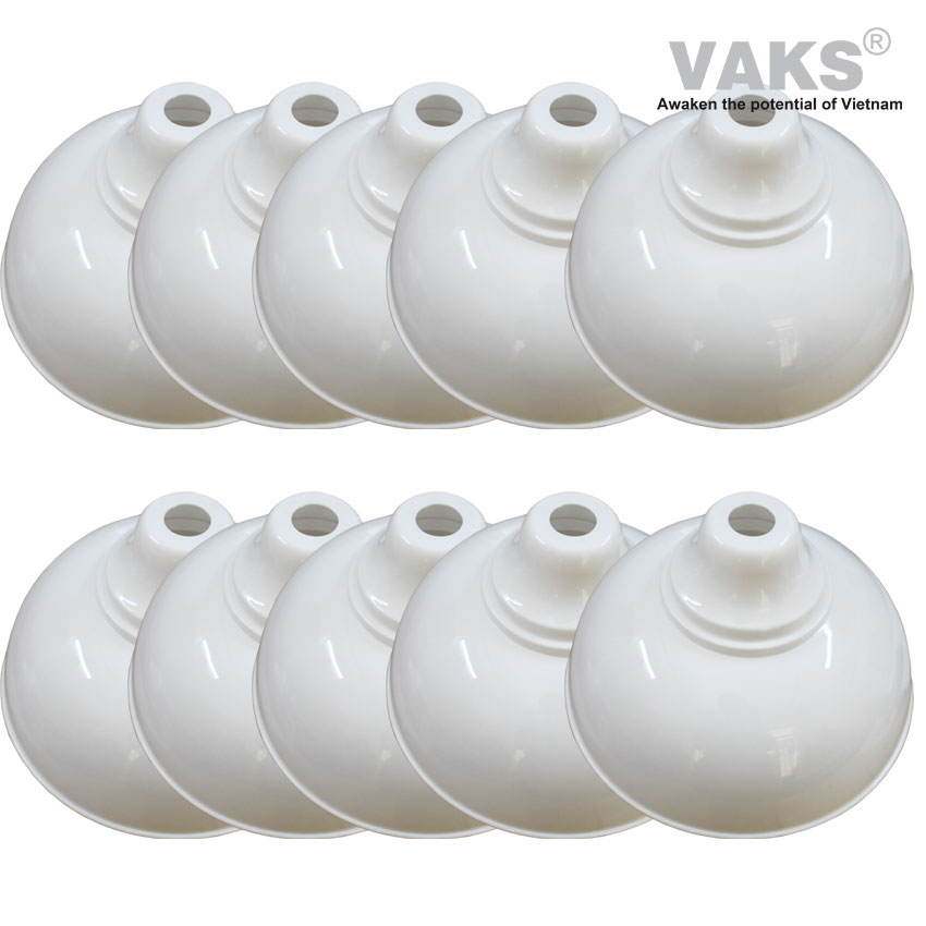 [HCM]10 cái Chụp đèn chống mưa chống chói kích thước 295mm x 180mm - 319 - nhựa ABS - sx tại Việt Nam