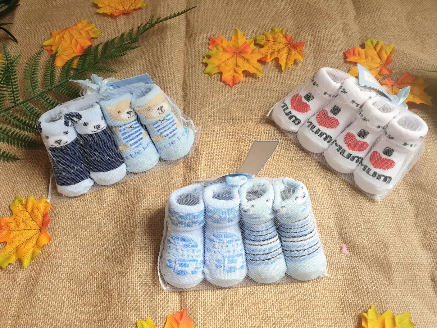 Set 2 đôi Tất sơ sinh/ Vớ sơ sinh Carter Cao cấp
