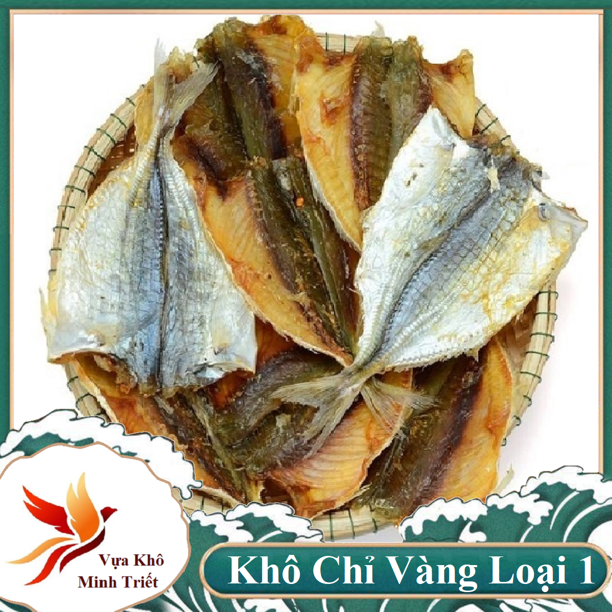 KHÔ CÁ CHỈ VÀNG LOẠI 1 RÚT XƯƠNG  500GR- VỰA KHÔ MINH TRIẾT