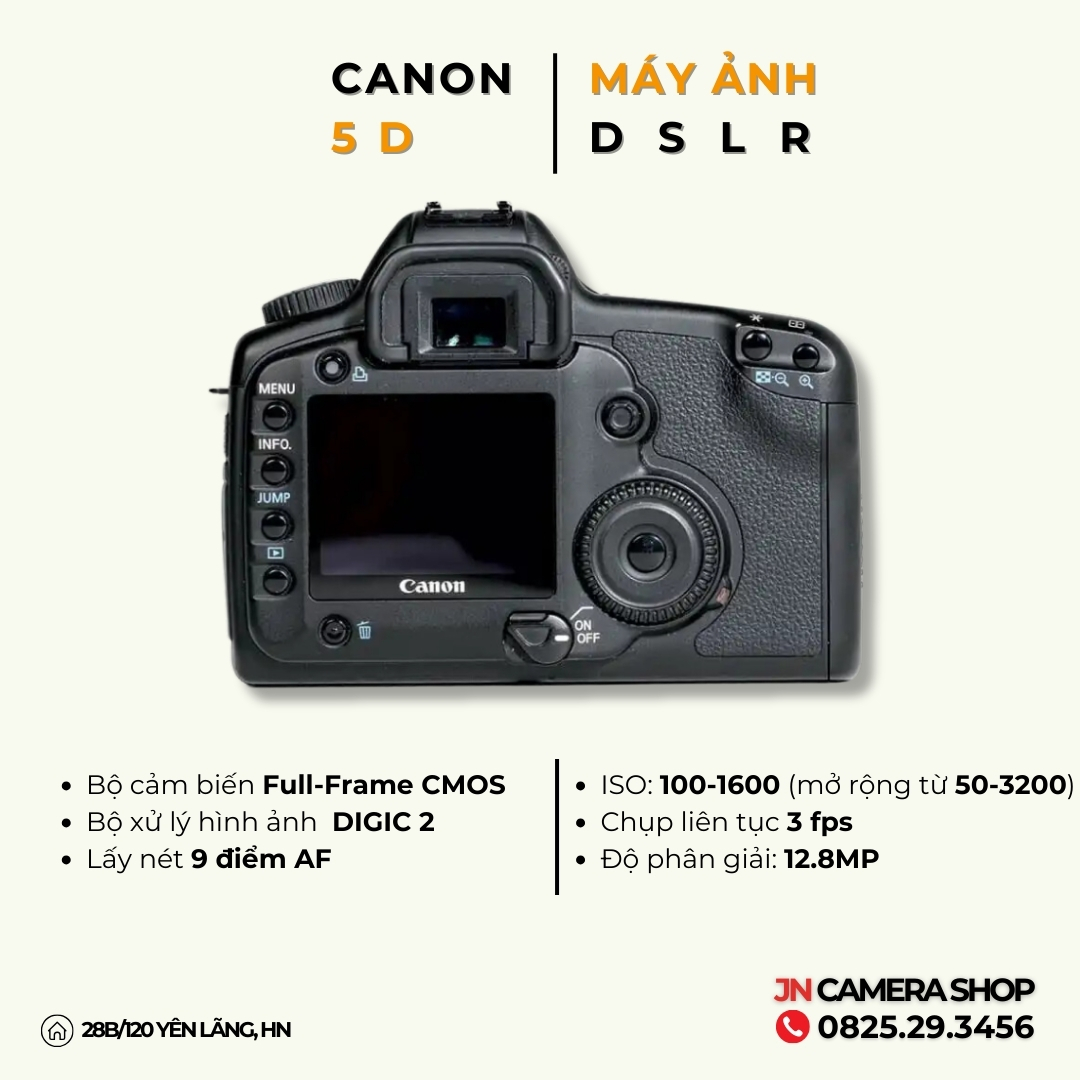 Canon 5D kèm ống kính 28-80mm