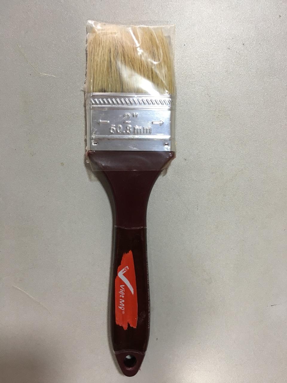 Cọ Việt Mỹ cán nâu 2" (50.8mm)