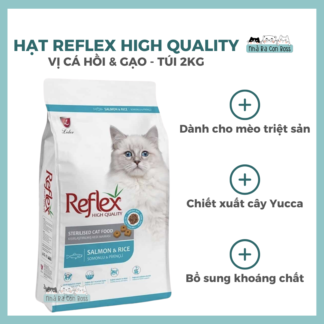 [2kg] Hạt Cho Mèo Reflex