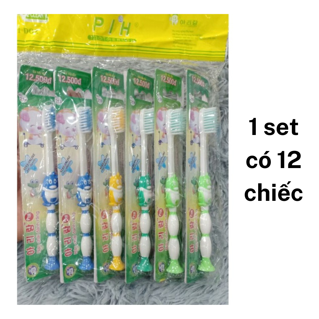 Túi 12 chiếc bàn chải PIH trẻ em