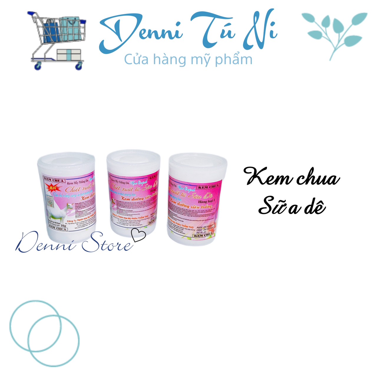 Kem Chua Kích Trắng Da Kim Chi Cấp Tốc - Kem Chua Kim Chi - mỹ phẩm Denni