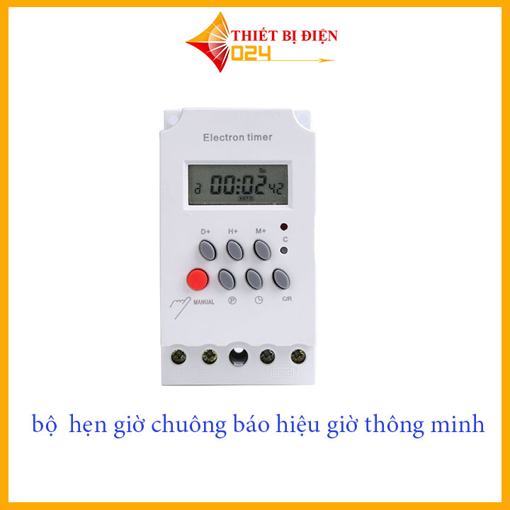 Bộ công tắc hẹn giờ bật tắt thiết bị điện KG316 T-II 16 chương trình, timer hẹn giờ bật tắt