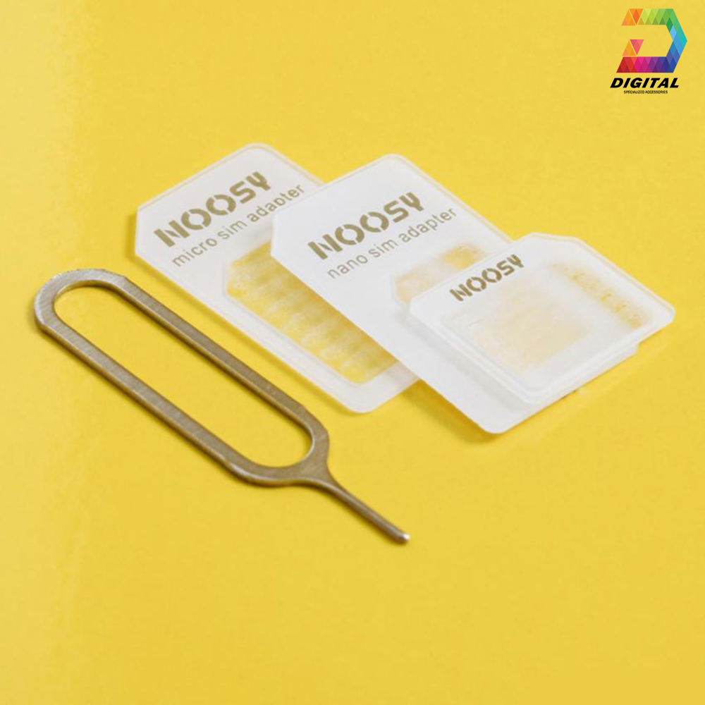 Bộ Chuyển Đổi Nano Sim Nossy, Tặng Kèm Que Chọc Sim