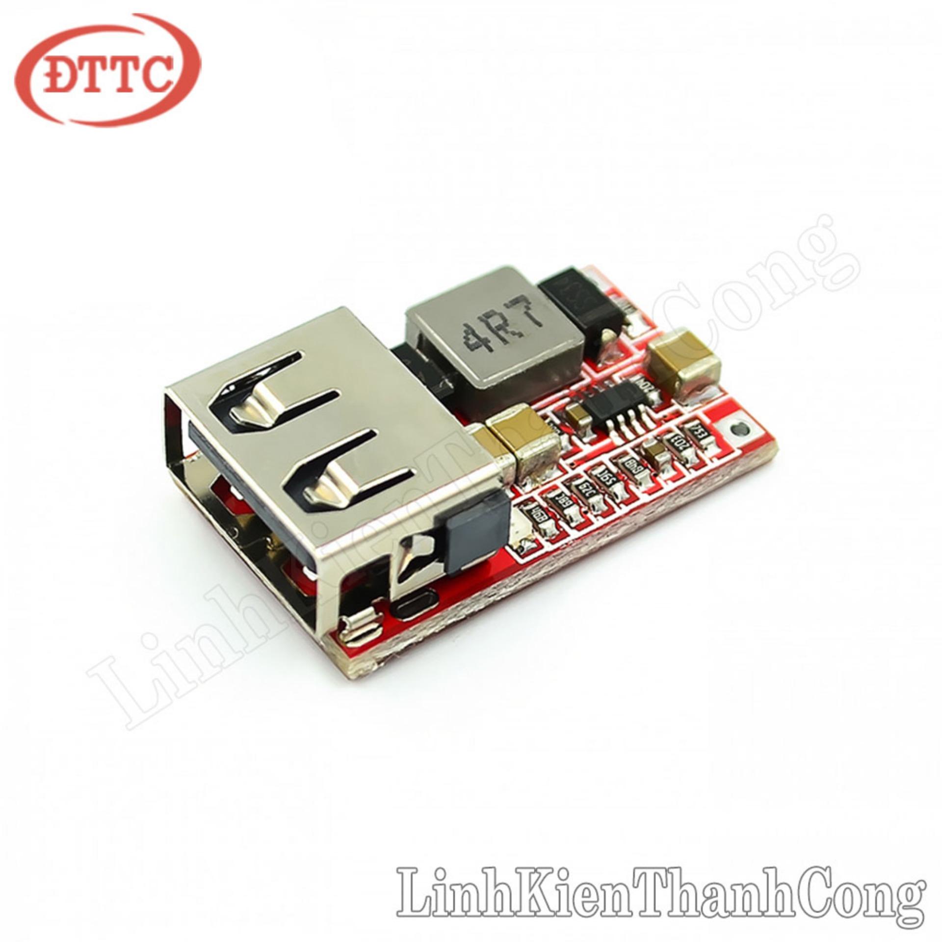 Mạch Buck Hạ Áp DC-DC 5V 3A (Tích Hợp Cổng USB)