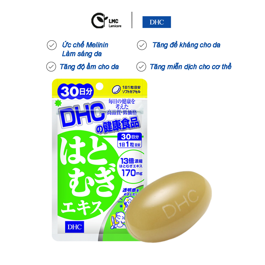 Viên uống sáng da DHC Adlay Extract - Lamicare