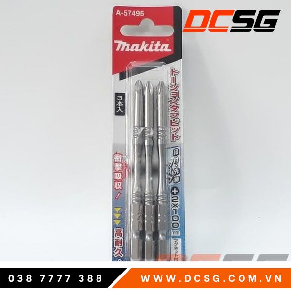 Vít bake 1 đầu ph2 x 100mm makita a-57495 - 01 mũi | dcsg