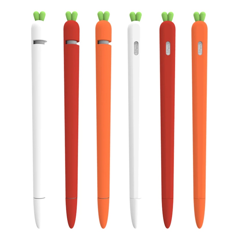 [HCM]Silicon Bảo Vệ Apple Pencil 1 & 2 Củ Cải Cà Rốt