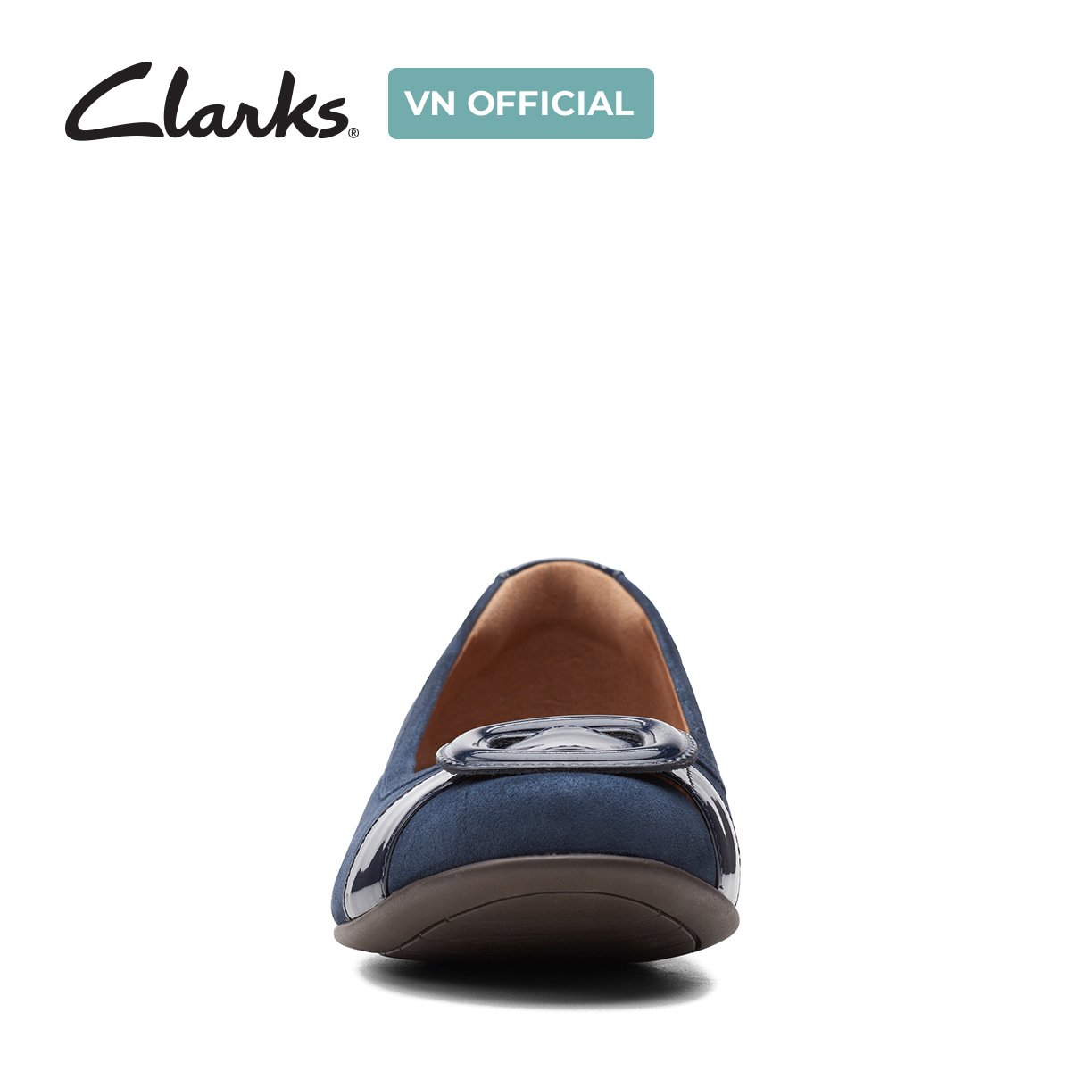 Giày Búp Bê Da Nữ Clarks - Un Blush Cove