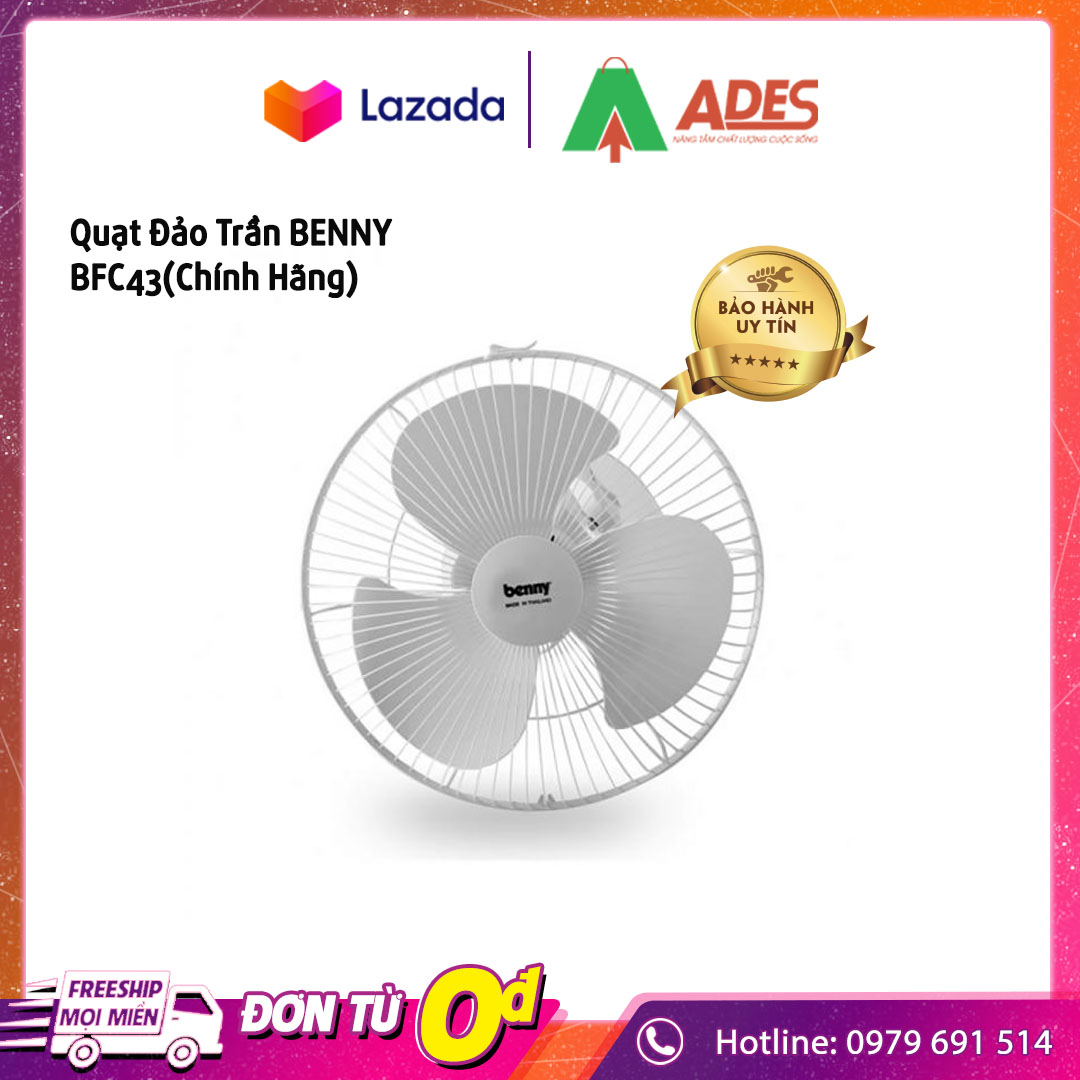 Quạt Đảo Trần BENNY BFC43 - BH 12 Tháng