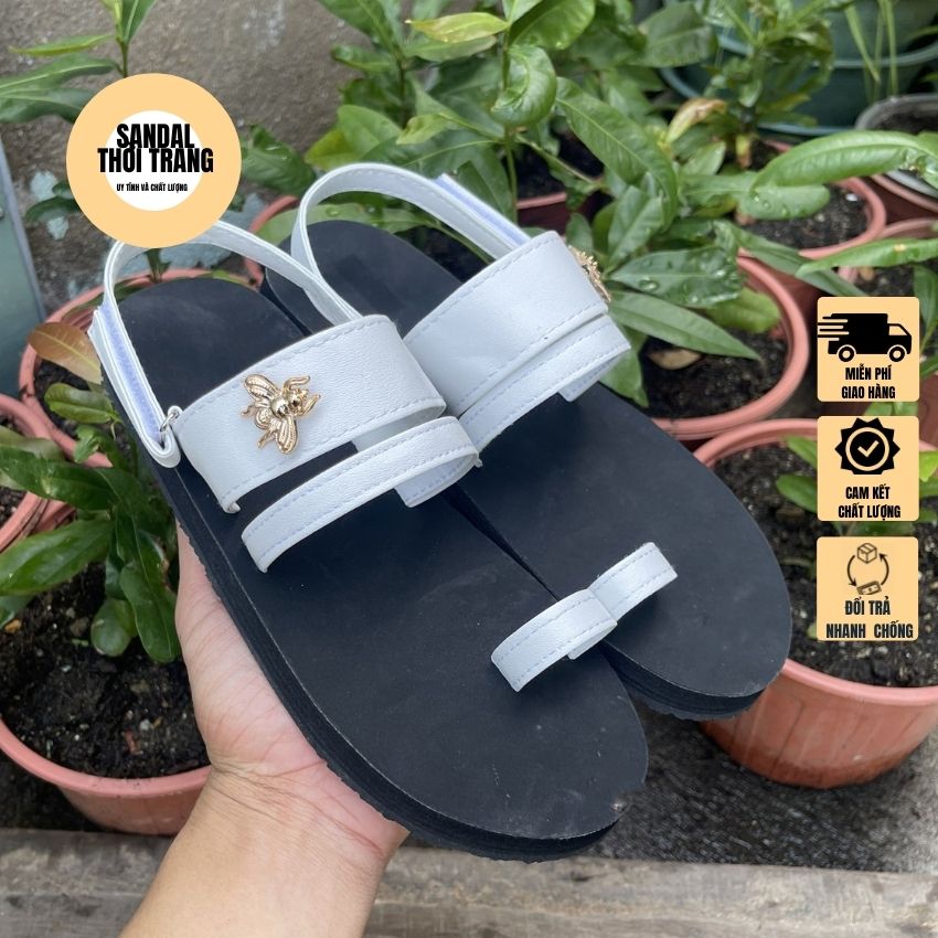[MIỄN PHÍ SHIP]Dép quai hậu nữ Sandal xỏ ngón đi học (ẢNH THẬT 100%) full size 30-44 nam nữ SANDALTHOITRANG