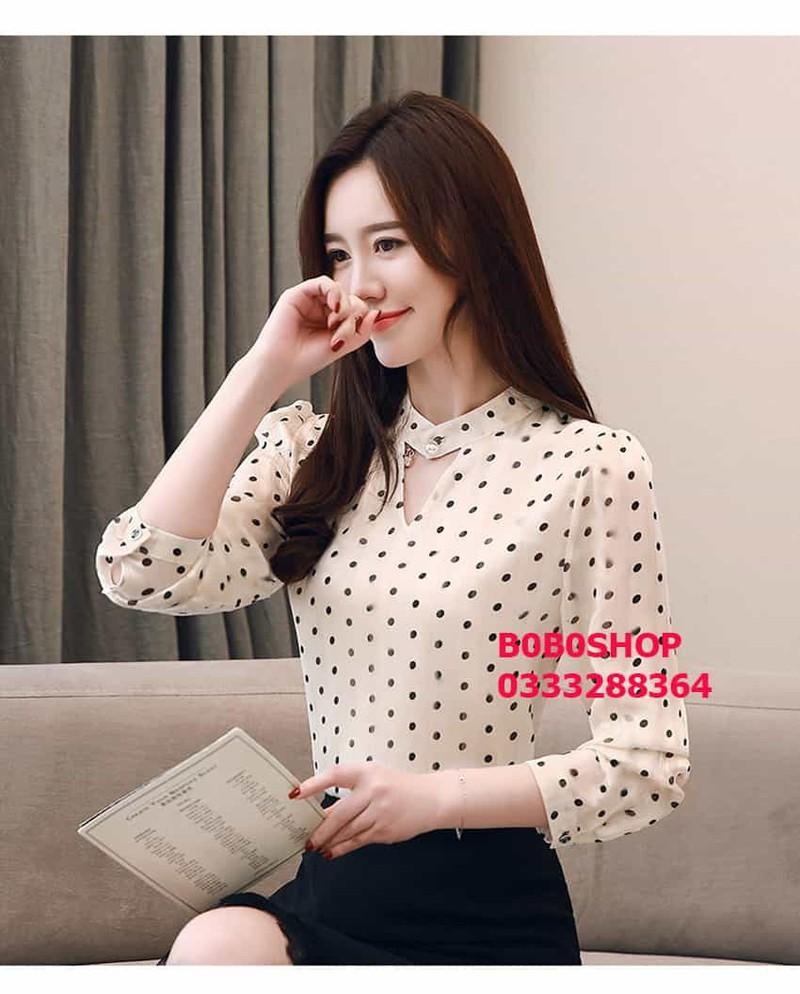 [HCM]ÁO CHẤM BI XINH SẮN