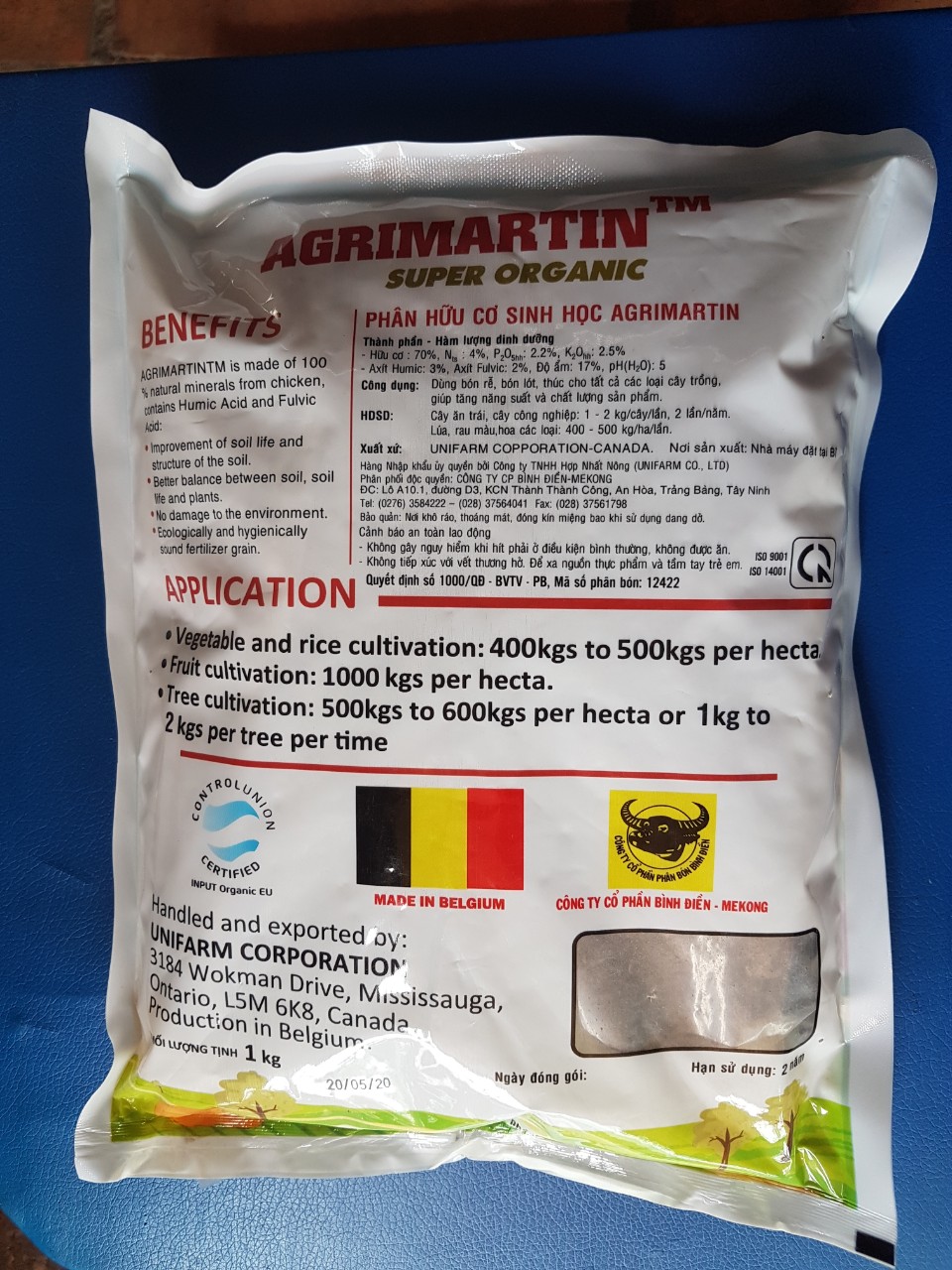 [HCM]Phân gà Agrimatin nhập khẩu Bỉ