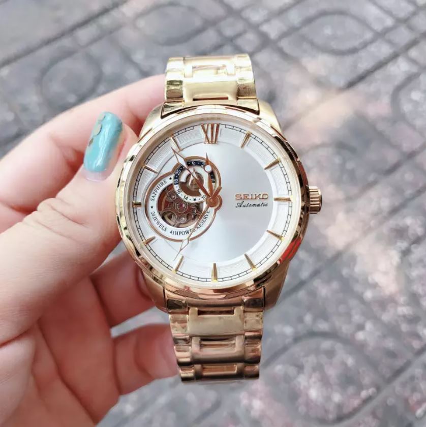 { ĐỒNG HỒ BẢO TÍN SHOP SỊN } Đồng Hồ Cơ Nam Seiko Automatic - Bào Hành 12 Tháng { GIAN BÁN BUÔN ORIENT SK SEIKO PATEK }