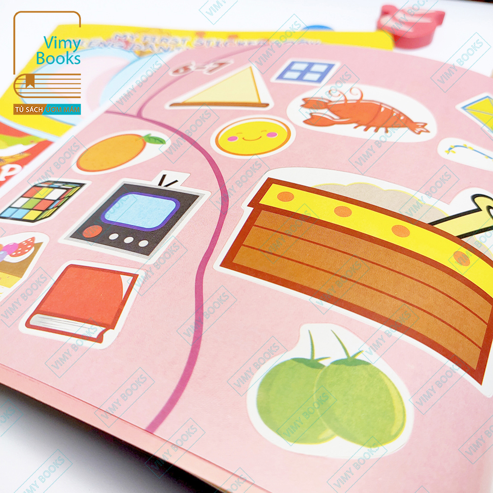 Sách - Miếng Dán Thông Minh Cho Bé - My First Sticker Book (Bộ 3 Cuốn)