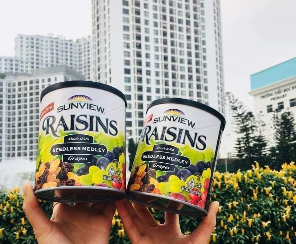 [HCM]Nho khô Sunview Raisins 3 màu 425gr
