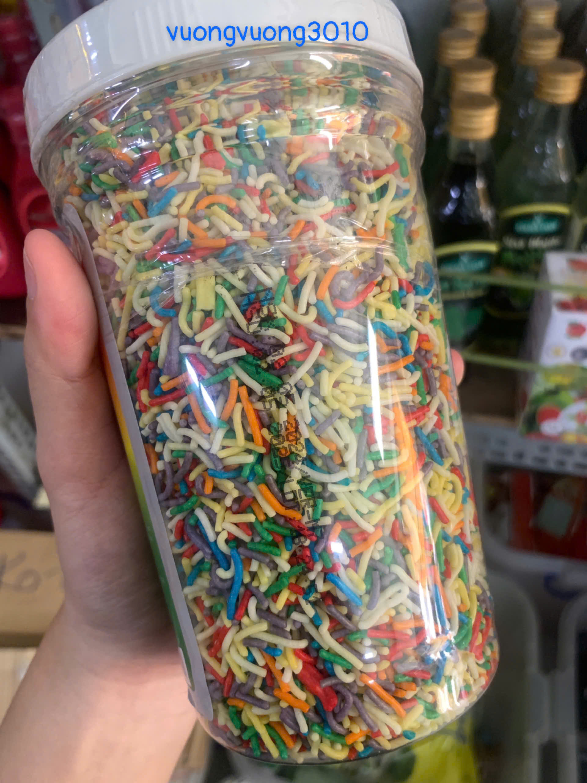 Cốm Socola ( Rainbow Decor) dùng làm trang trí các loại bánh và kem Hộp 500g