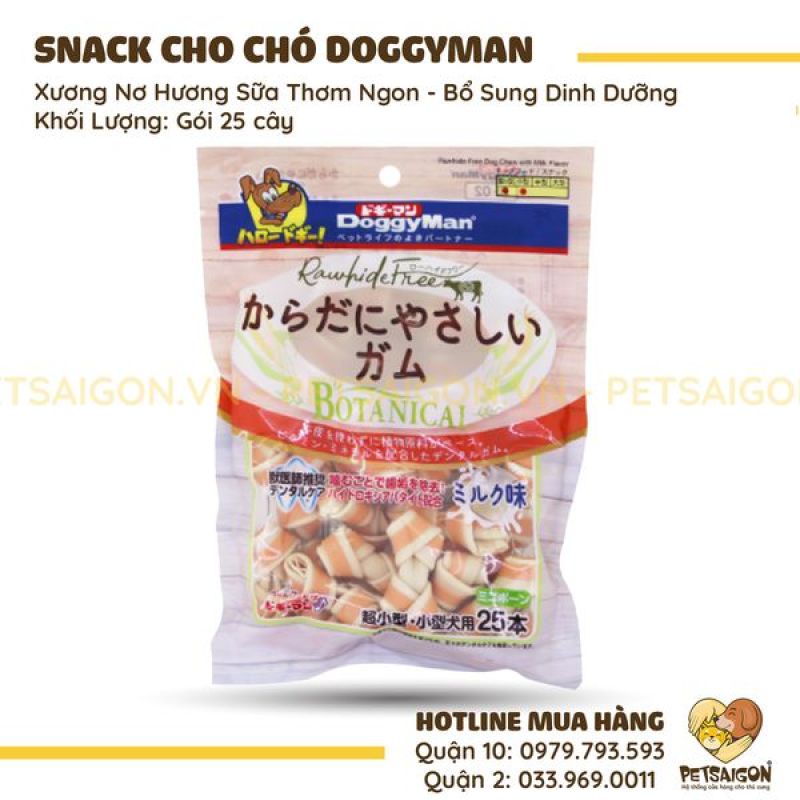 XƯƠNG NƠ HƯƠNG SỮA CHO CHÓ DOGGYMAN