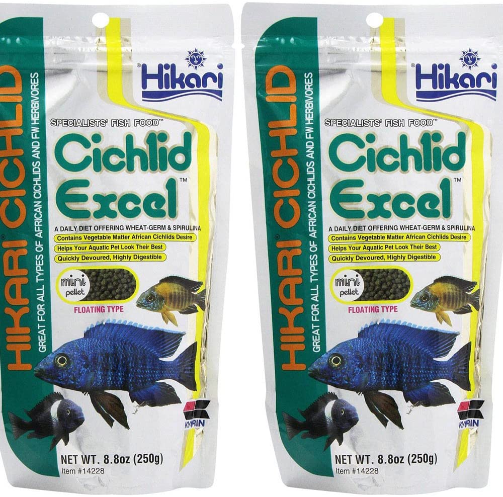 Thức ăn cho cá ALI Hikari Cichlid Excel hạt nổi 250gram thức ăn cho cá ALI giàu rau tảo