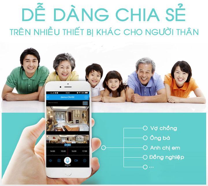 (Tặng Kèm Thẻ Nhớ 128GB ) - CAMERA WIFI - YOOSEE WIFI SIÊU NÉT 2.0 FULL HD 1920 x 1080P