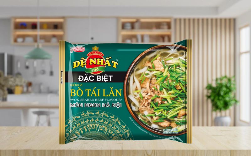 Thùng 30 gói phở bò tái lăn Đệ Nhất Acecook