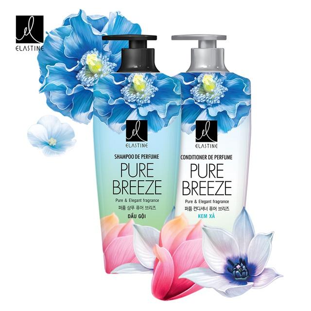 [HCM]Elastine - Dầu gội nước hoa  De Perfume Pure Breeze 600 ml